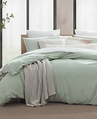 Dkny Pure Washed Linen 3 -Piece Duvet Cover Set, King