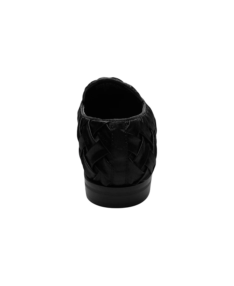 Stacy Adams Men's Savoir X-Cross Satin Slip-On Loafers