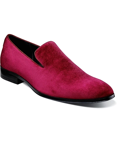 Stacy Adams Men's Savian Velour Slip-On Loafers