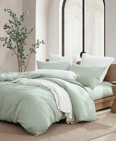 Dkny Pure Washed Linen 3 -Piece Duvet Cover Set, King