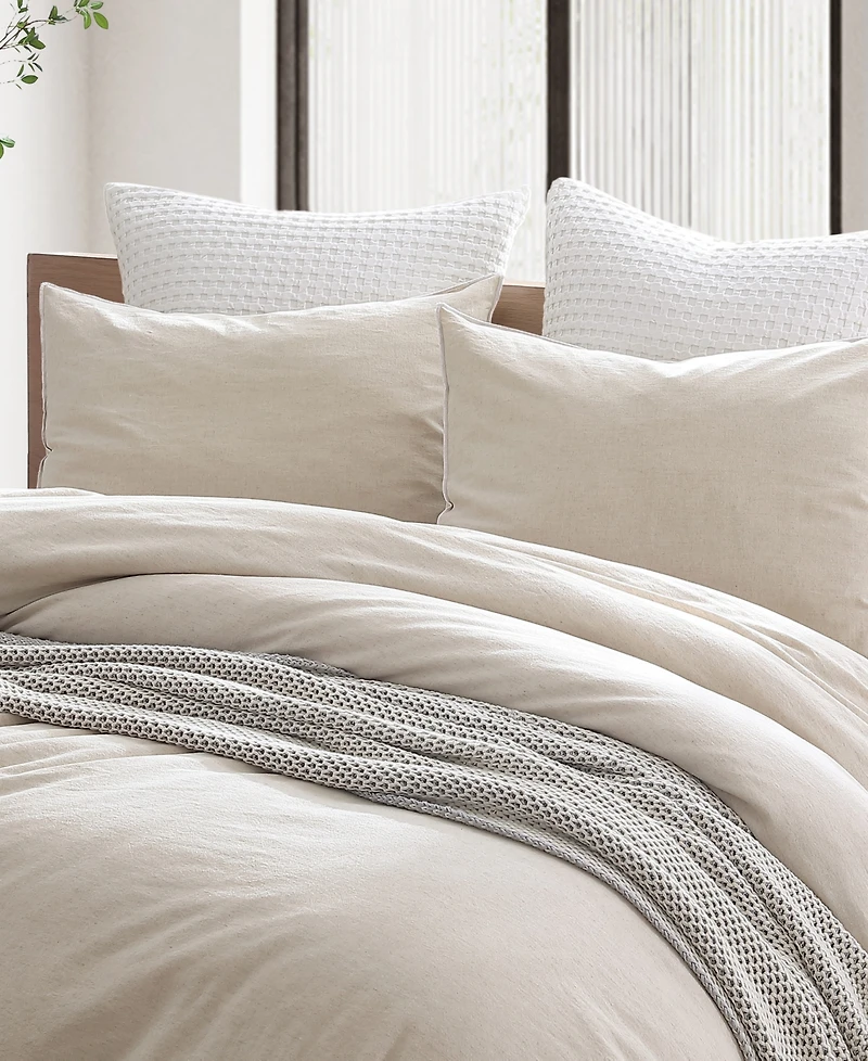 Dkny Pure Washed Linen 3 -Piece Duvet Cover Set, King