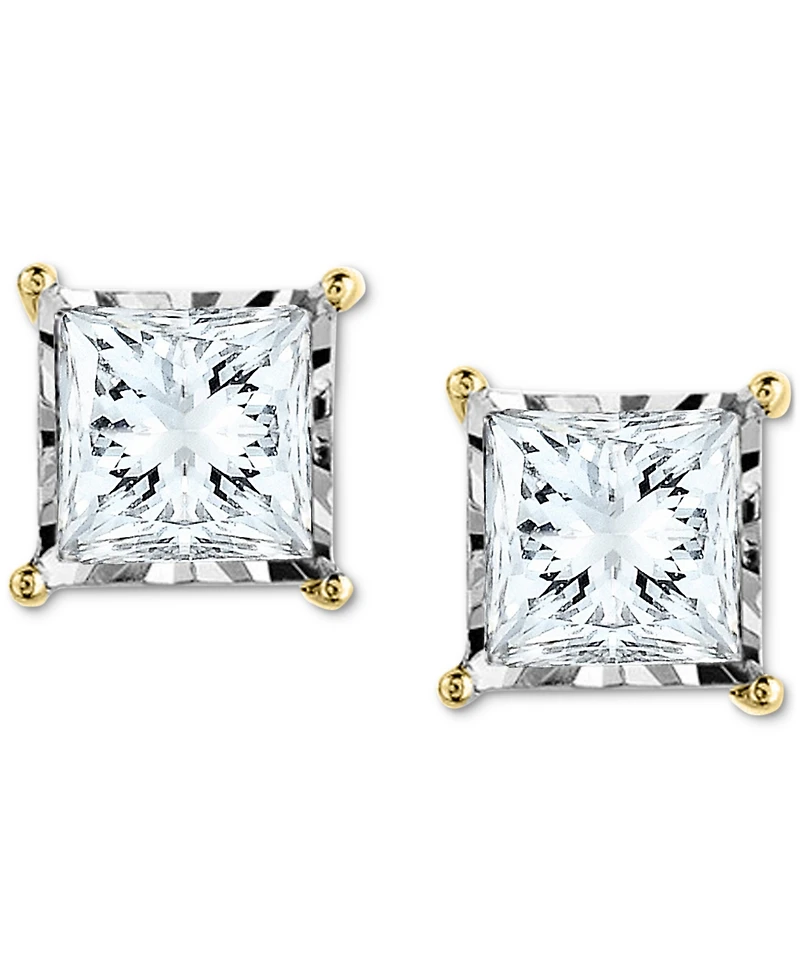 Trumiracle Diamond Stud Earrings (1/2 ct. t.w.) 14k White, Yellow or Rose Gold
