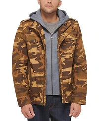 Levi's Men's Sherpa Lined Two Pocket Hooded Trucker Jacket