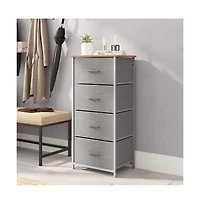 Marley 4 Drawer Storage Dresser With Cast Iron Frame