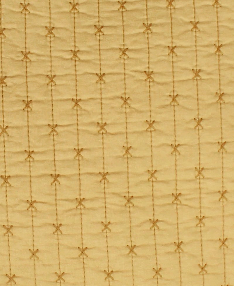 Levtex Cross Stitch Stitching 3-Pc. Quilt Set, King/California King