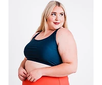 Calypsa Plus Racerback Swim Bra with Removable Cups