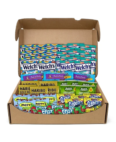 SnackBoxPros Assorted Fruit Snack & Gummy Bear Variety Box
