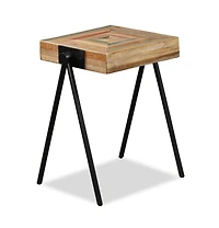Side Table Solid Reclaimed Teak