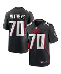 Men's Nike Jake Matthews Black Atlanta Falcons Game Jersey