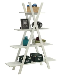 Convenience Concepts 45.75" Medium Density Fiberboard (Mdf) Oxford a Frame Bookshelf