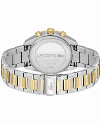 Lacoste Men's Boston Chronograph Two-Tone Stainless Steel Bracelet Watch 42mm