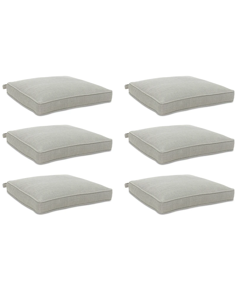 Replacement Outdoor Dining Cushion, Set of 6, Created for Macy's