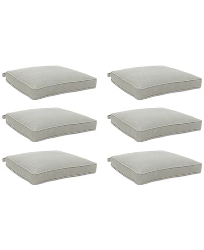 Replacement Outdoor Dining Cushion, Set of 6, Created for Macy's