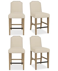 Hinsen 4pc Counter Height Chair Set