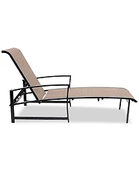 Wythburn Mix and Match Sleek Sling Outdoor Chaise Lounge, Created for Macy's
