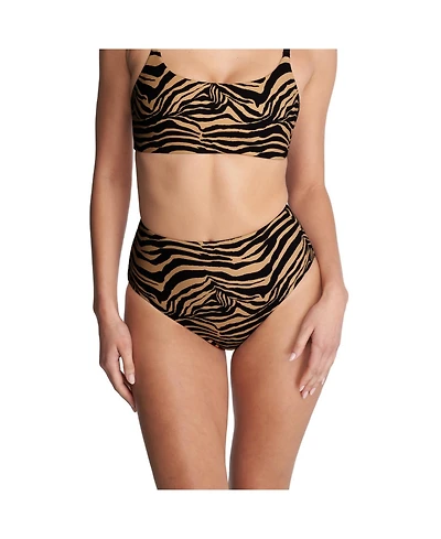 Natori Women's Riviera Reversible High Rise Bikini Bottom