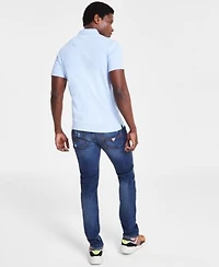 Guess Mens Nolan Polo Slim Tapered Jeans
