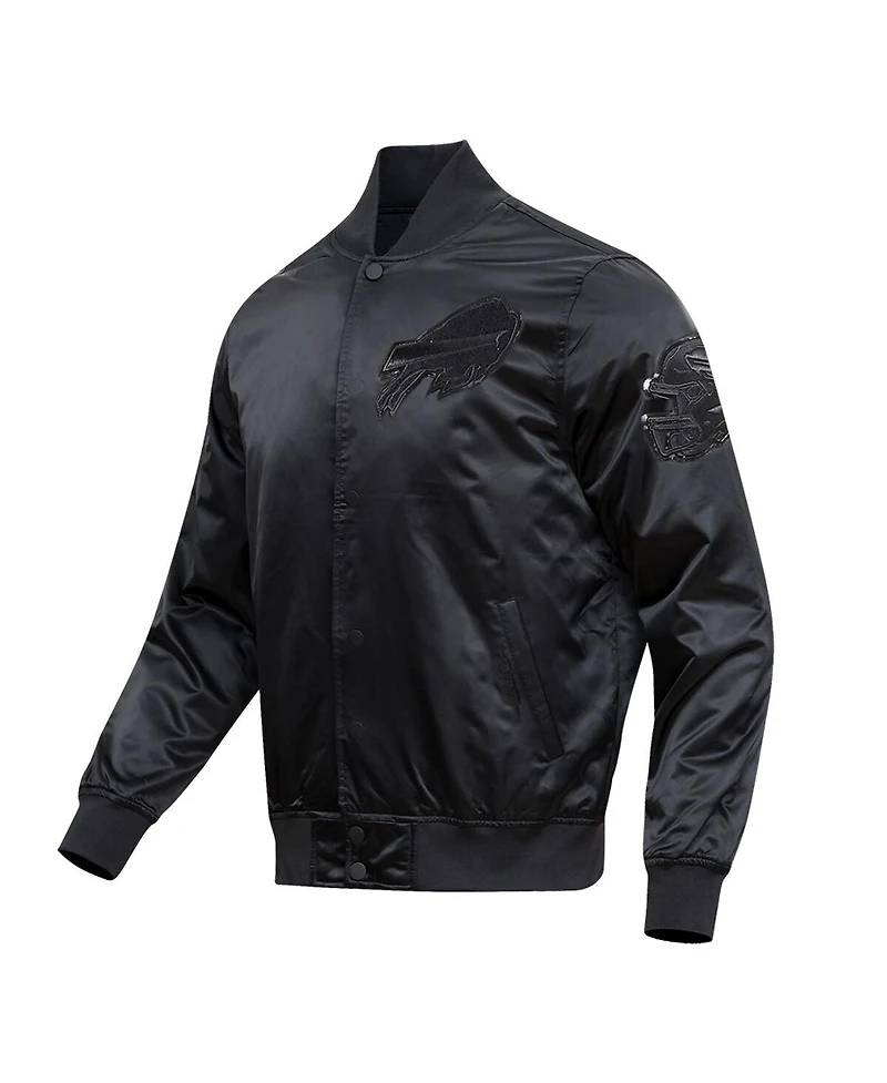 Men's Pro Standard Josh Allen Black Buffalo Bills Player Full-Snap Jacket