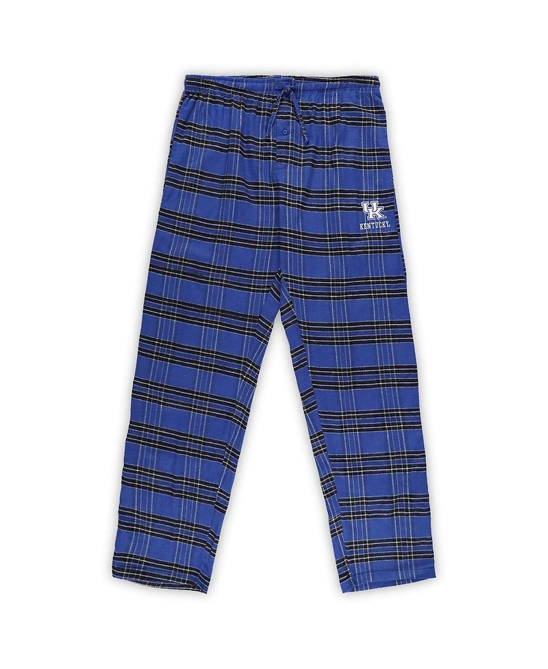 Men's Profile Royal Distressed Kentucky Wildcats Big and Tall 2-Pack T-shirt Flannel Pants Set