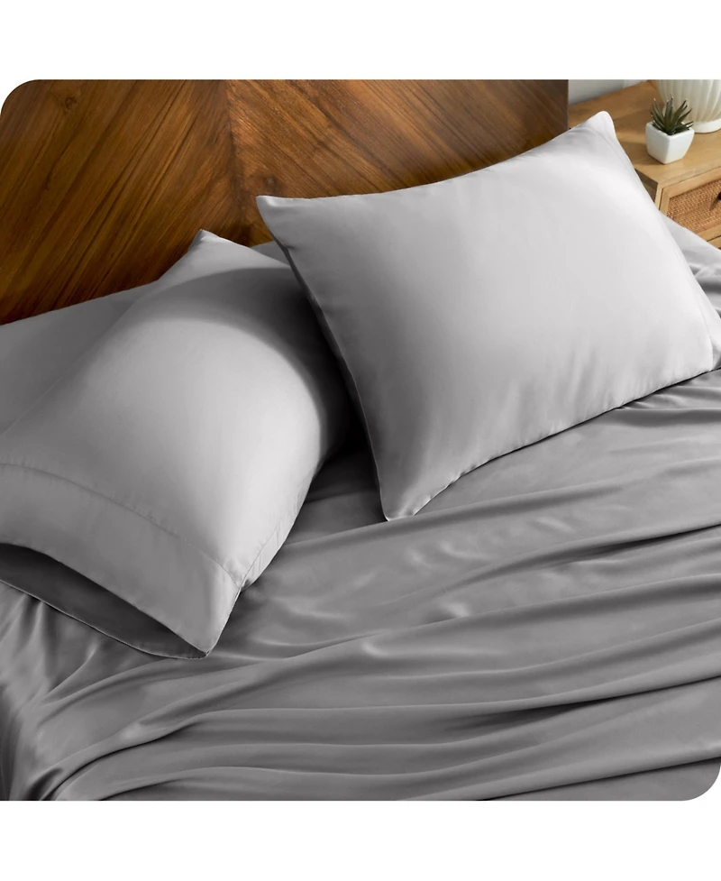 Bare Home Tencel Lyocell Standard Pillowcase Set