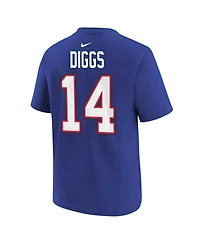 Preschool Boys and Girls Nike Stefon Diggs Royal Buffalo Bills Player Name and Number T-shirt