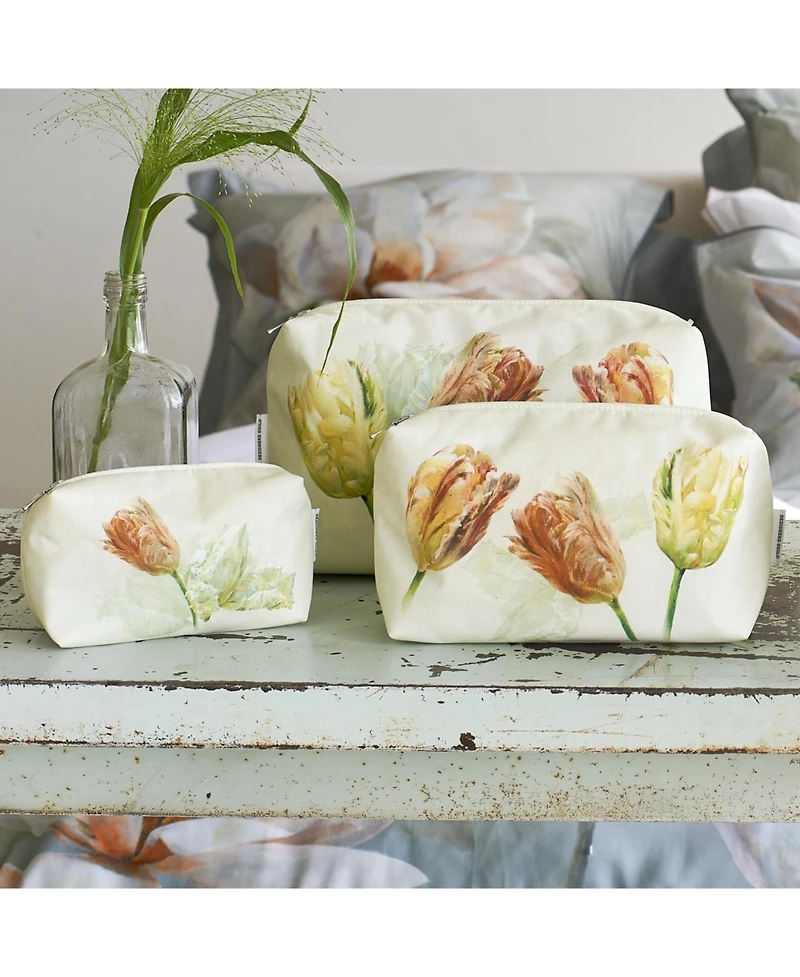 Spring Tulip Buttermilk Medium Toiletry Bag