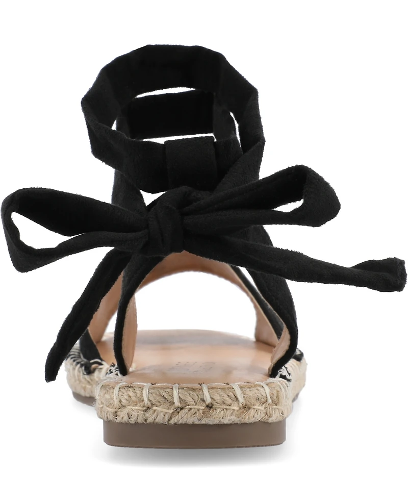 Journee Collection Women's Emelie Wide Width Espadrille Sandals