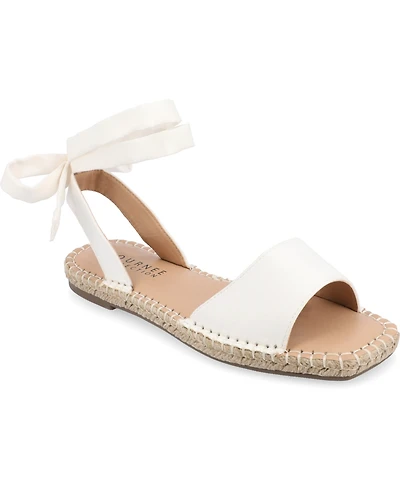 Journee Collection Women's Emelie Wide Width Espadrille Sandals