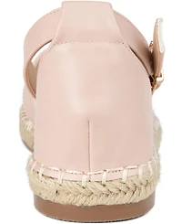 Journee Collection Women's Lyddia Espadrille Flat Sandals