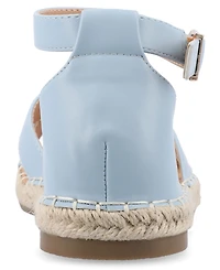 Journee Collection Women's Lyddia Espadrille Flat Sandals