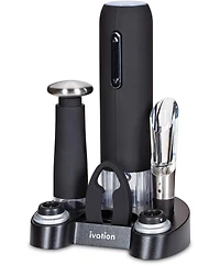 Ivation -Piece Wine Set, Electric Wine Opener