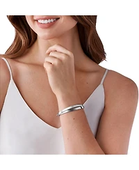 Skagen Women's Kariana Silver-Tone Bangle Bracelet