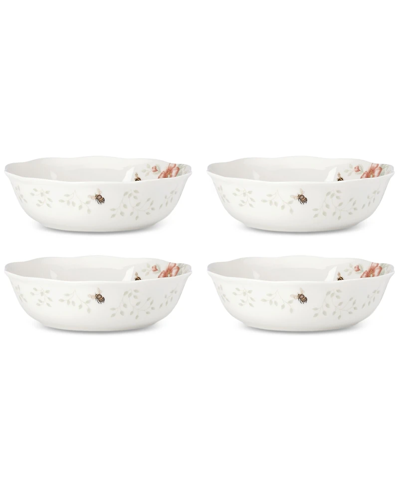 Lenox Butterfly Meadow Soup Bowls, Set of 4