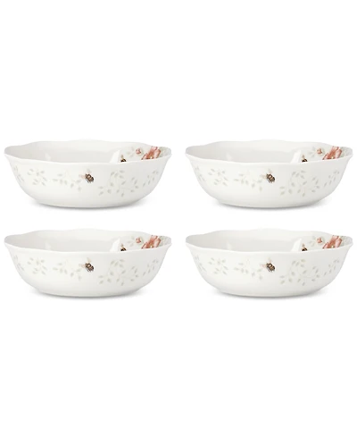 Lenox Butterfly Meadow Soup Bowls, Set of 4