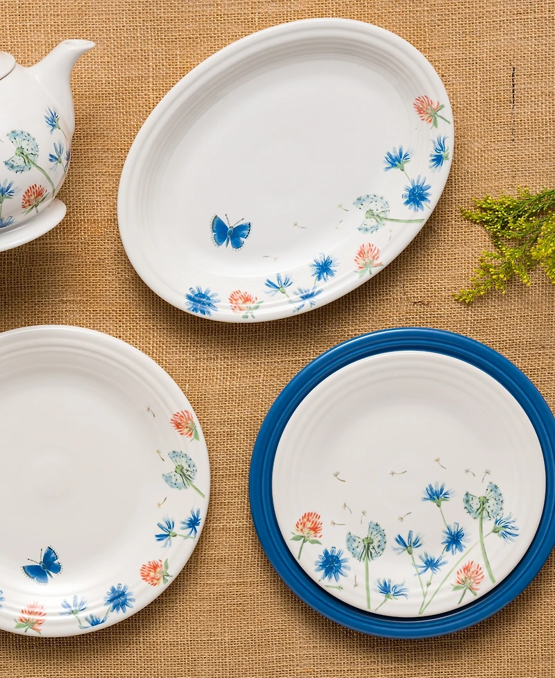 Fiesta Breezy Floral Oval Platter