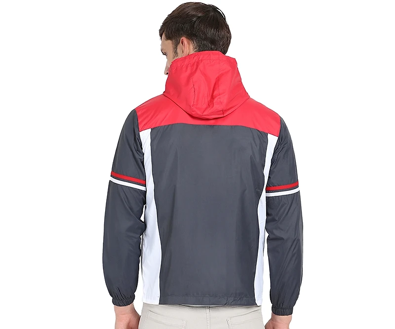 Campus Sutra Men's Multicolor Zip-Front Jacket With Insert Pocket