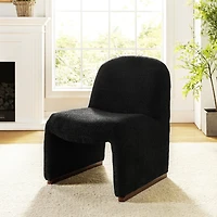 Hulala Home Roberto Mid-century Side Chair with Hardwood Legs