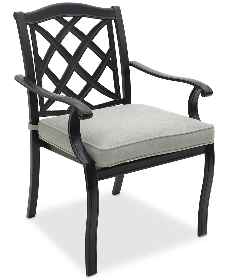 Wythburn Mix and Match Lattice Outdoor Dining Chair, Created for Macy's