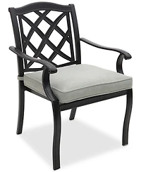 Wythburn Mix and Match Lattice Outdoor Dining Chair, Created for Macy's