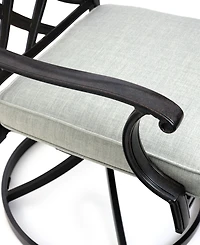 Wythburn Mix and Match Lattice Outdoor Swivel Chair, Created for Macy's