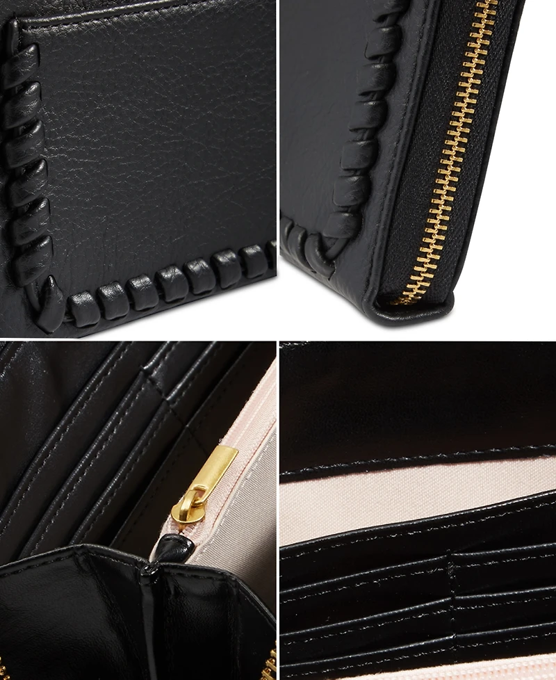 Style & Co Whip-Stitch Zip Wallet, Created for Macy's
