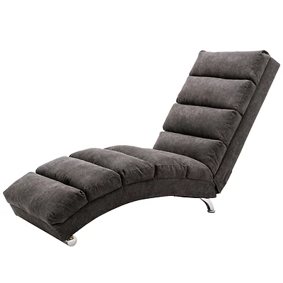 Streamdale Modern Linen Chaise Lounge Chair