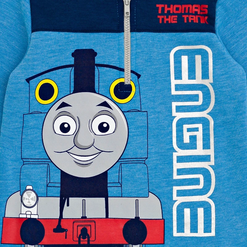 Thomas & Friends Little Boys the Tank Engine Fleece Half Zip Hoodie Toddler|Child