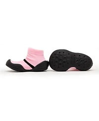 Komuello's Baby Girl First Walk Sock Shoes Mary Jane - Pink