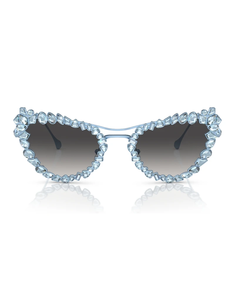 Swarovski Women's Gradient Sunglasses with Crystals clip-on, SK7011