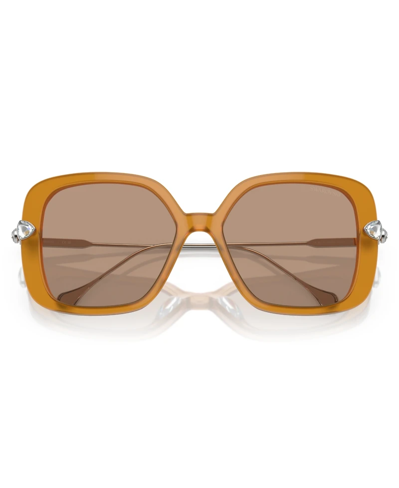 Swarovski Women's Low Bridge Fit Sunglasses SK6011F