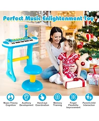 31-Key Kids Piano Keyboard Toy with Microphone and Multiple Sounds for Age 3+