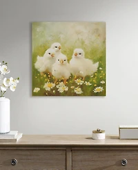 Madison Park Sunshine Animals Chicks Canvas Wall Art