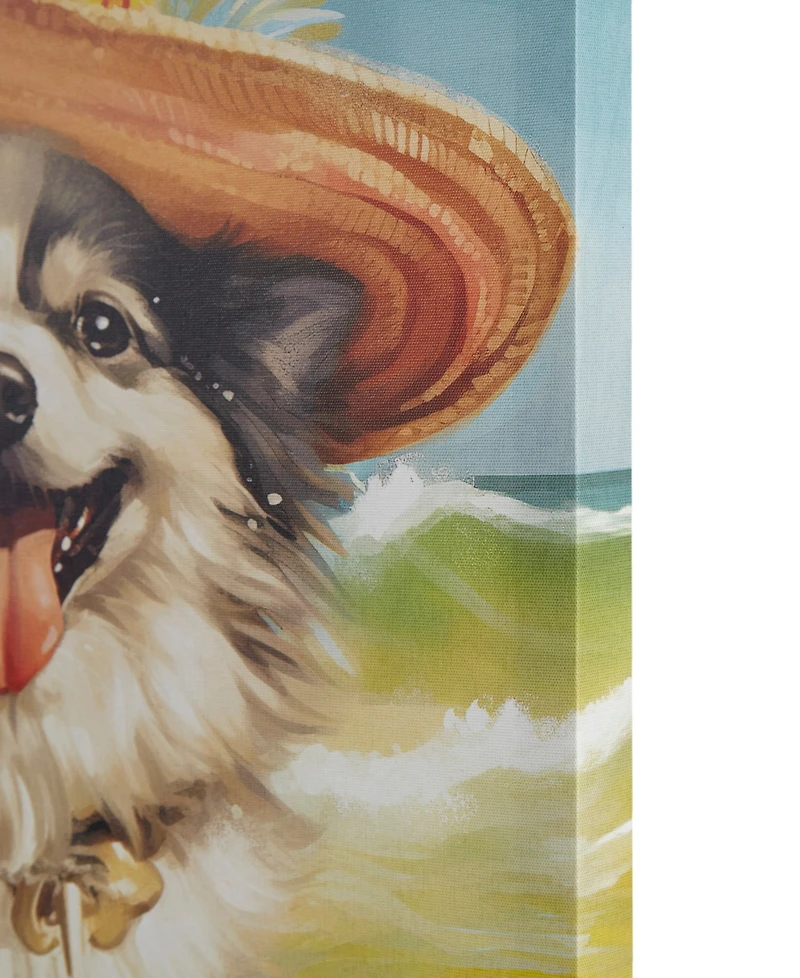 Madison Park Beach Dogs Chihuahua Canvas Wall Art