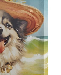 Madison Park Beach Dogs Chihuahua Canvas Wall Art